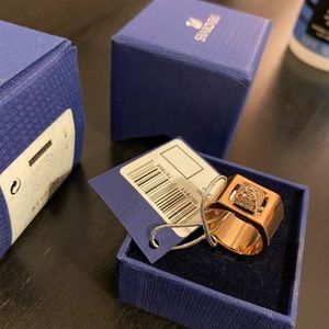 Swarovski rose gold ring